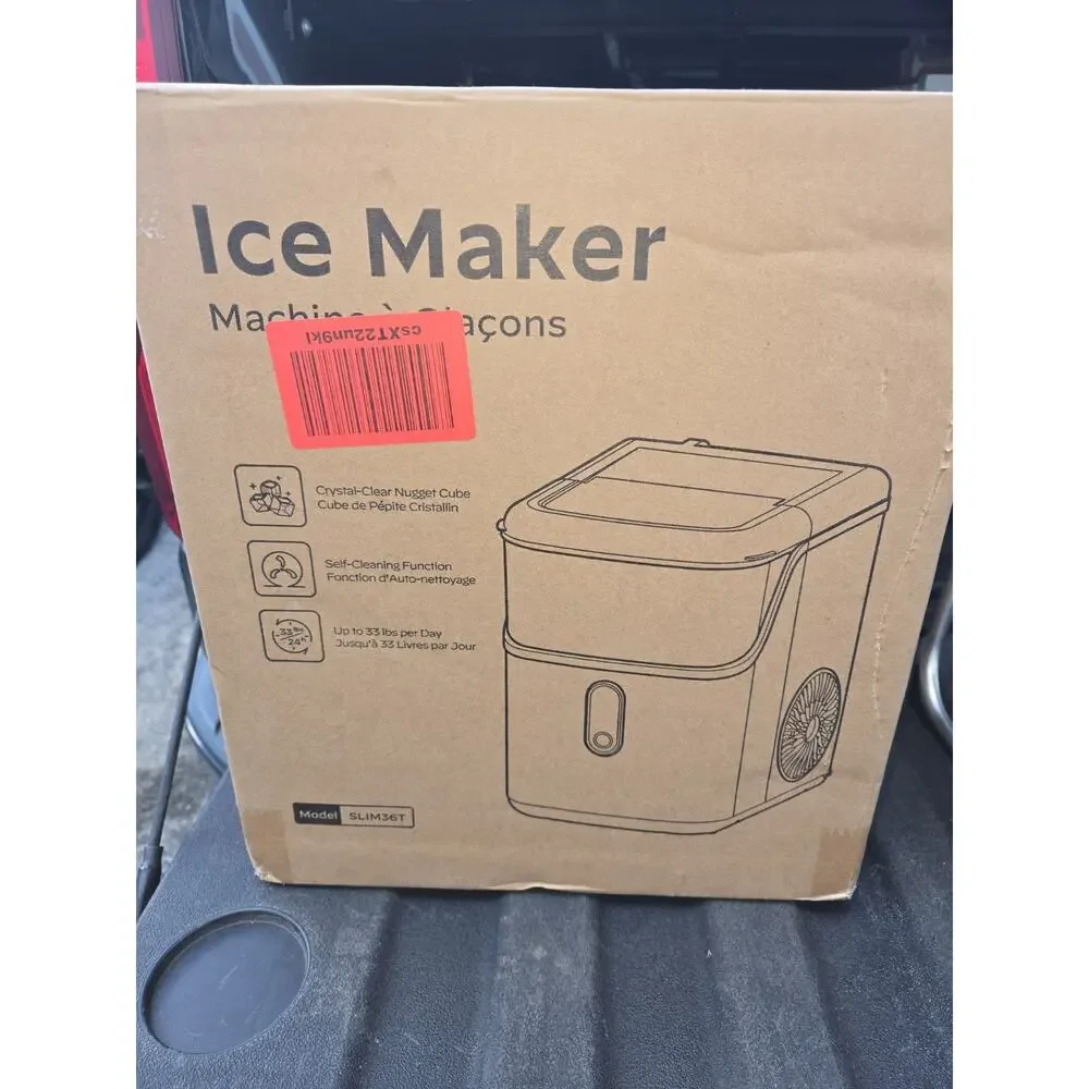 The Slim36T icemaker is a compact countertop nugget (pebble) ice maker - Picture 3 of 4